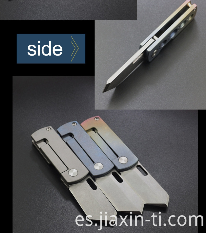 titanium folding knife